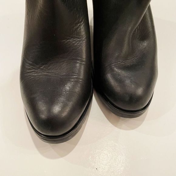 SOREL Joan Of Arctic  Wedge Boot Ankle Bootie Black 10 - Picture 4 of 7